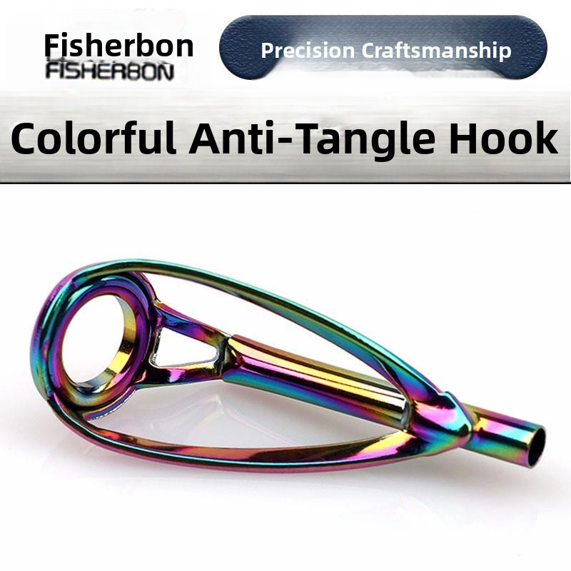 Fishing Rod Travel - Anneau supérieur anti-emmêlement, anneau de fixation,