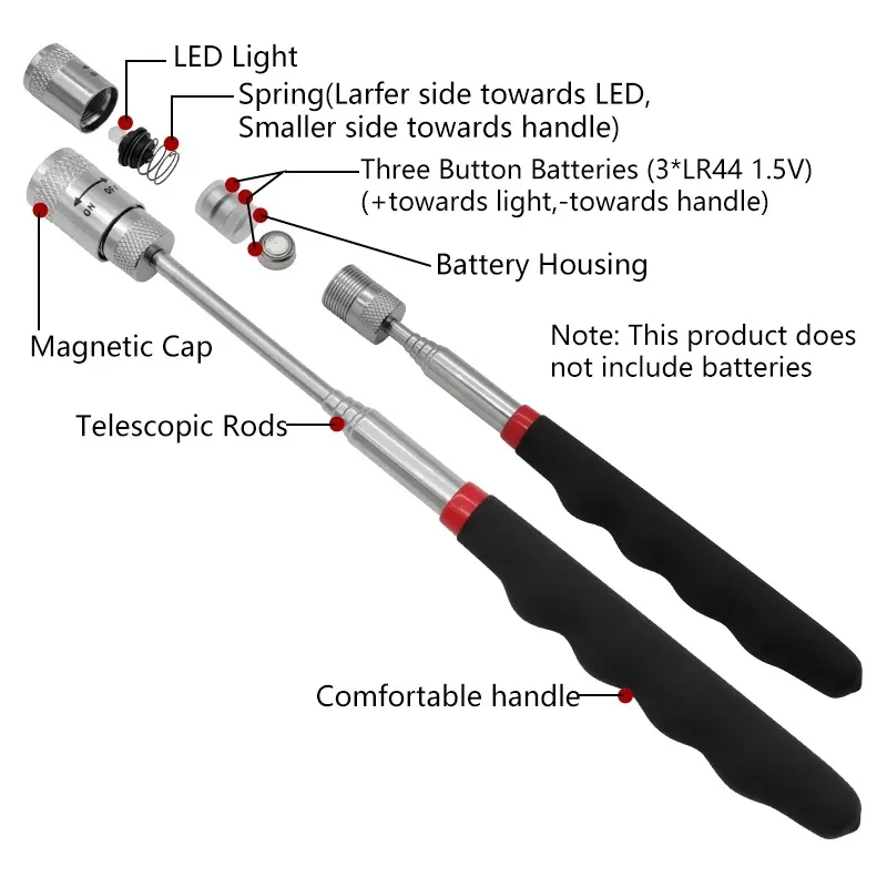 Stylo magnétique télescopique, - Fishing Rod Travel avis et prix