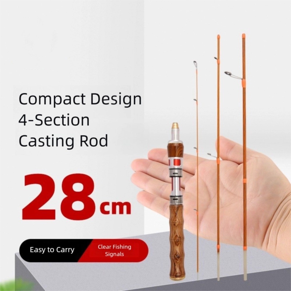 Canne à pêche spinning en 4 se - Fishing Rod Ice avis et prix